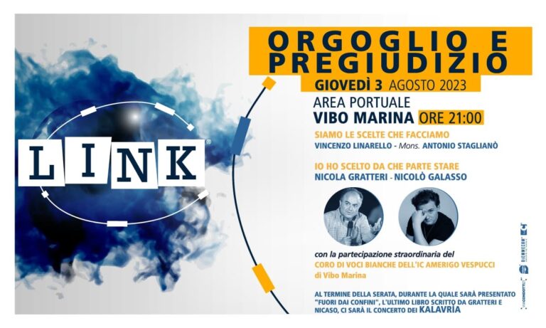 Link – Orgoglio e pregiudizio: questa sera il grande evento nell’area portuale di Vibo Marina