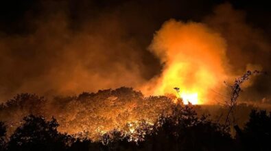 Incendi a Drapia: scenario da incubo, danni pure nella zona della Cittadella di Padre Pio