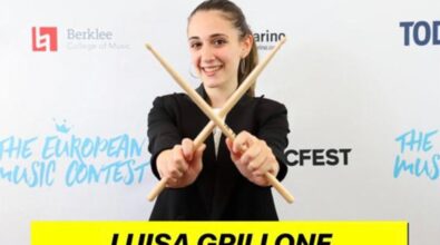 La batterista vibonese Luisa Grillone alla finale nazionale del Tour Music Fest – Video