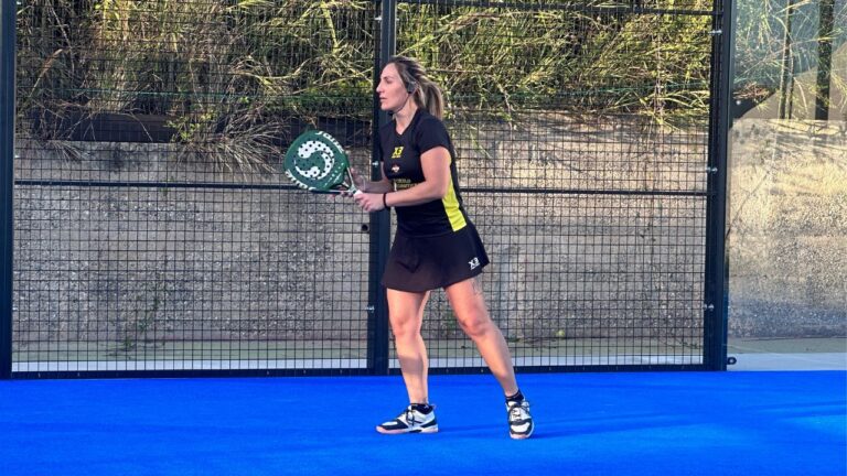 Padel: la calabrese numero uno d’Italia Lara Meccico a Maierato per un allenamento 