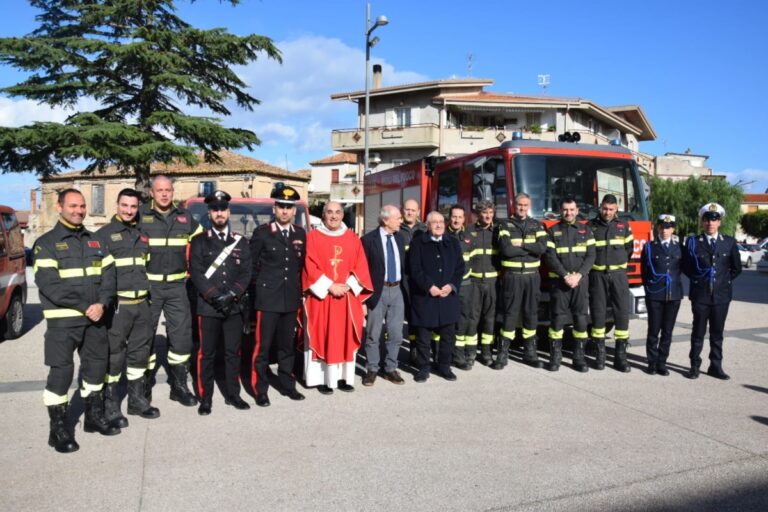 Ricadi, celebrata la messa di Santa Barbara patrona dei Vigili del fuoco