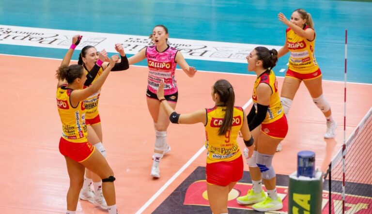 Volley femminile: nona vittoria consecutiva per la Tonno Callipo