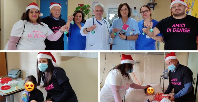 Vibo, l’associazione “Amici di Denise” dona dei pensieri al reparto di Pediatria