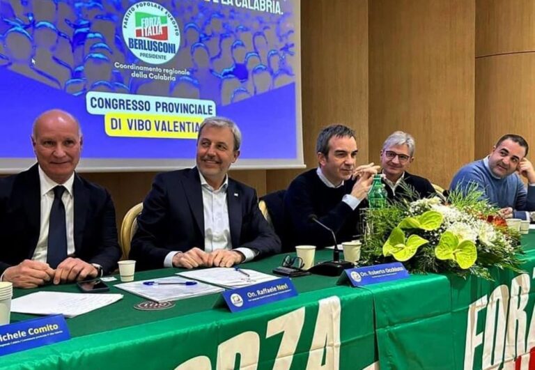 Congresso di Fi a Vibo: Michele Comito coordinatore provinciale per acclamazione