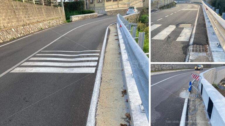 Strada di Longobardi, nuovi avvallamenti a un mese dalla riapertura