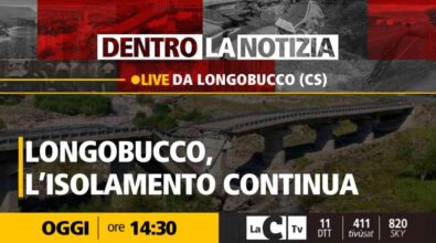 Dentro la notizia, il crollo del ponte e l’isolamento di Longobucco al centro della puntata