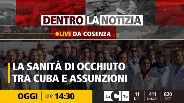 Dentro la notizia: la sanità in Calabria, medici cubani e assunzioni negli ospedali