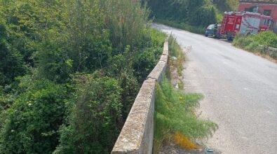 Mileto, intervento dei vigili del fuoco sulla Provinciale che porta a San Giovanni