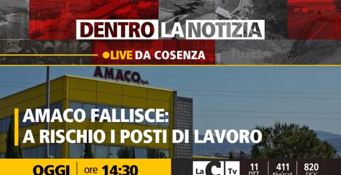 A Dentro la notizia il fallimento Amaco e il futuro in bilico dei dipendenti