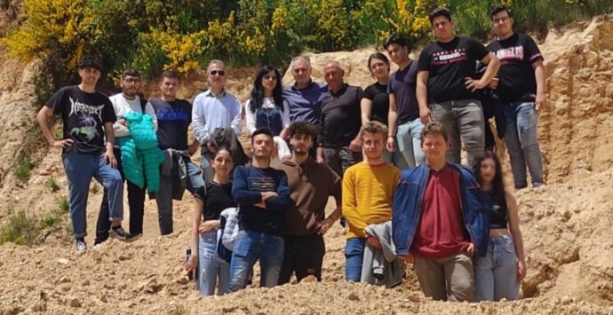 Gli studenti dell’Istituto Einaudi alla scoperta dei giacimenti minerari di Serra San Bruno