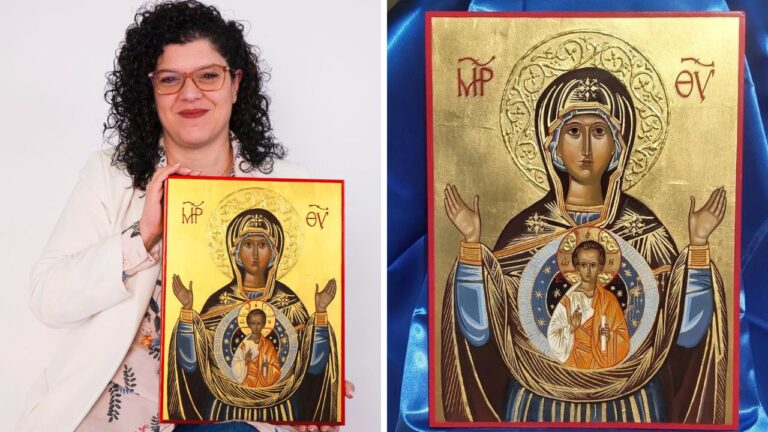 L’artista di Ricadi Michela Ferrara si aggiudica il secondo posto al concorso nazionale di iconografia bizantina