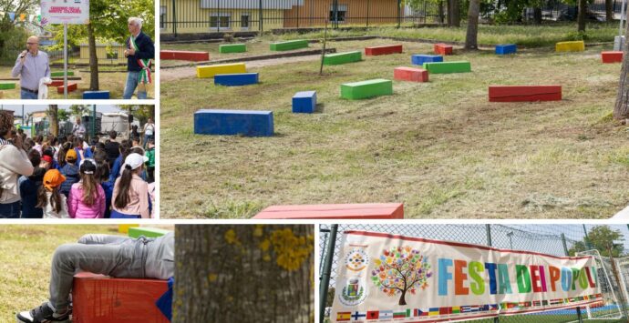 A San Gregorio d’Ippona il Giardino delle matite colorate con opere dei giovani migranti – Foto