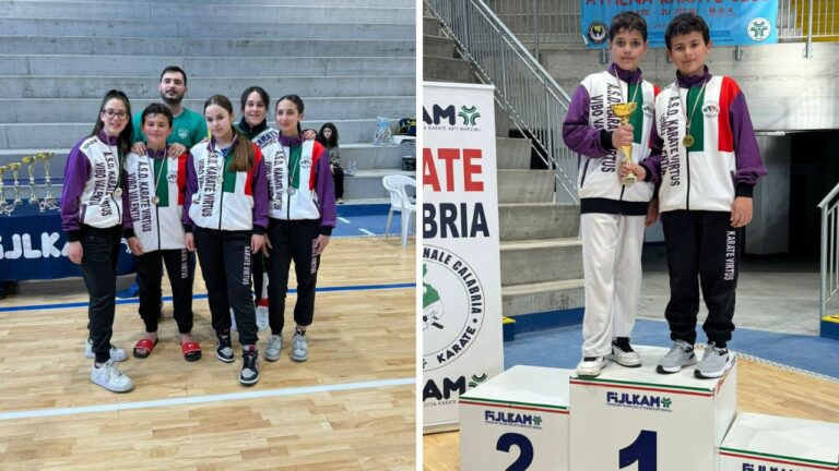 Karate Fijlkam, la Virtus Vibo conquista 2 ori ai campionati regionali di kumite