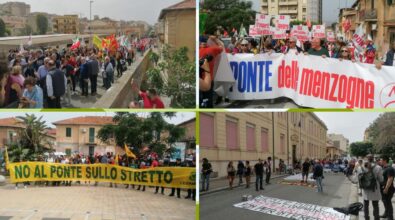 Un Ponte lastricato di No: la grande manifestazione contro l’opera sullo Stretto