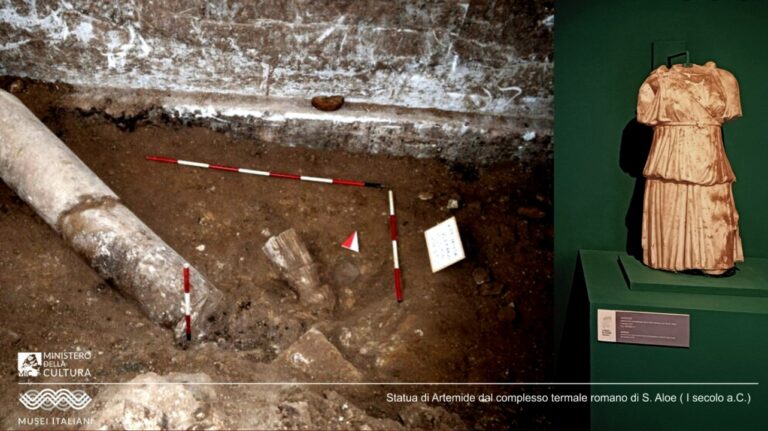 Vibo, gli scavi nel quartiere Sant’Aloe portano alla luce una piscina d’epoca romana