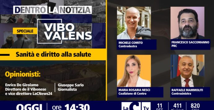 Elezioni, torna oggi Vibo Valens: coalizioni a confronto su Sanità e diritto alla salute