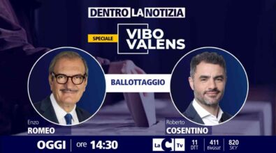 Cosentino e Romeo si confrontano a Dentro la Notizia: ultimo appuntamento con lo speciale elezioni Vibo Valens