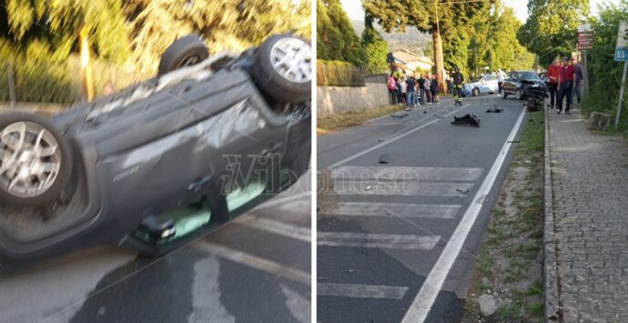 Incidente fra 3 auto a Serra San Bruno: due persone ferite in modo lieve