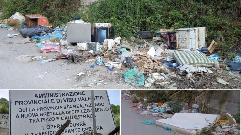 La Trasversale di Pizzo, opera mai conclusa divenuta una discarica. Paolillo (Wwf): «Celebra il “non finito” calabrese» -Video