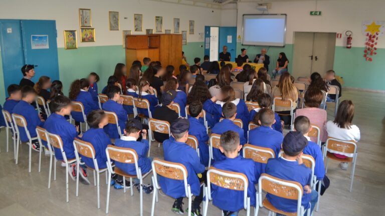 Rombiolo, gli alunni della scuola elementare a lezione di tutela della natura con Legambiente