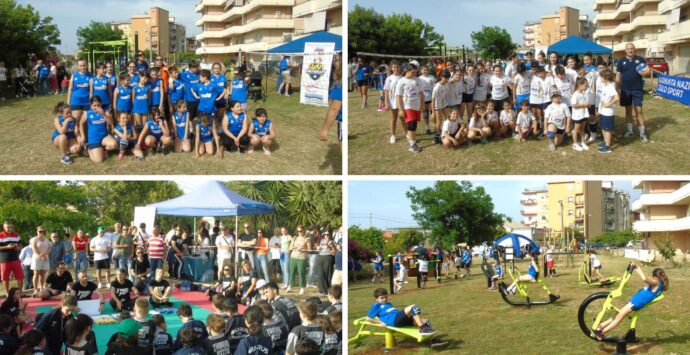 Giornata nazionale dello sport, a Pizzo oltre trecento ragazzi. I promotori: «È stata una grande festa»