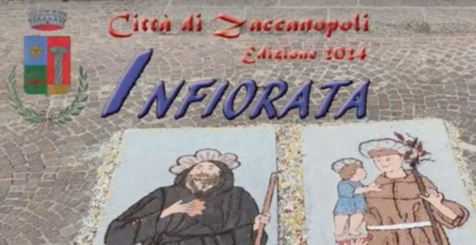 Arte e fede, anche quest’anno l’Infiorata di Zaccanopoli è uno spettacolo di colori