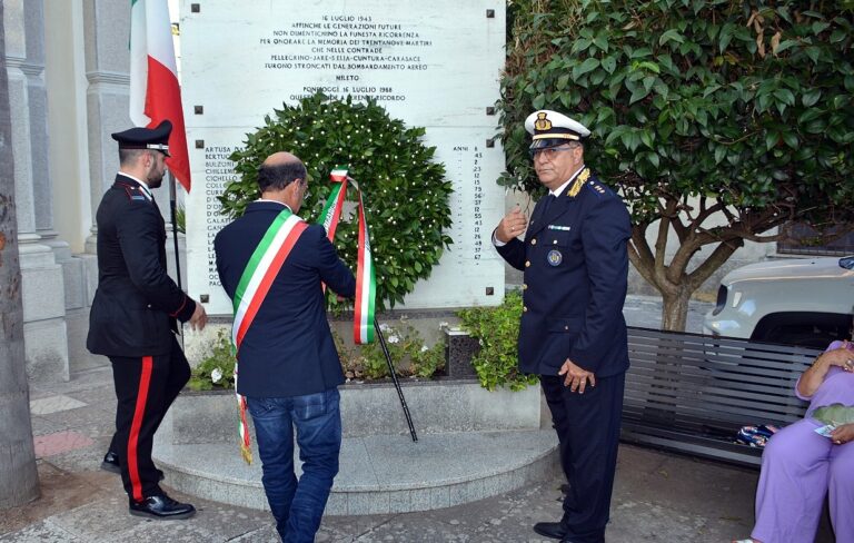 A Mileto ricordati gli 81 anni dalla strage di Carasace in cui persero la vita 39 civili in fuga dai bombardamenti