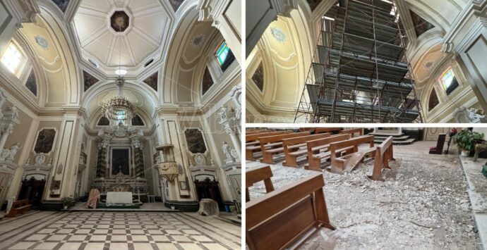 Dalle macerie alla rinascita, la chiesa del Gesù di Tropea pronta a tornare ai fedeli – Foto