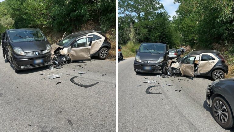 Incidente sulla strada per Triparni, scontro fra 3 mezzi: tra le persone coinvolte anche un bimbo di pochi mesi