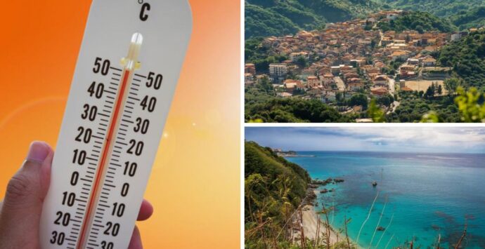 Meteo Vibonese, ancora caldo rovente: grande afa sulle coste e oltre 35° nell’entroterra da Vazzano a Paravati