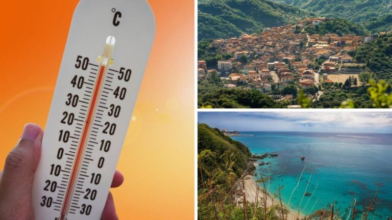 Meteo Vibonese, ancora caldo rovente: grande afa sulle coste e oltre 35° nell’entroterra da Vazzano a Paravati