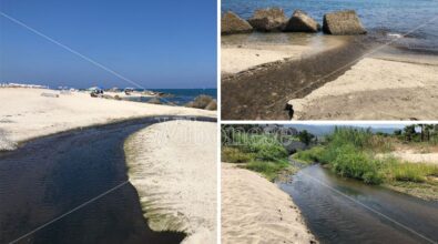 L’estate di Bivona muore in un mare di merda (letteralmente): il torrente Sant’Anna vomita liquami fognari in pieno giorno – Video