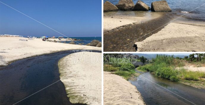 L’estate di Bivona muore in un mare di merda (letteralmente): il torrente Sant’Anna vomita liquami fognari in pieno giorno – Video