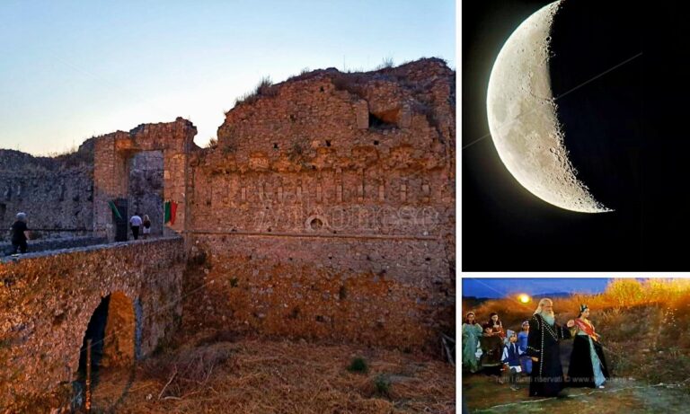 Arena, la rievocazione storica La Castellana e l’osservazione astronomica animano la notte dei desideri -Video