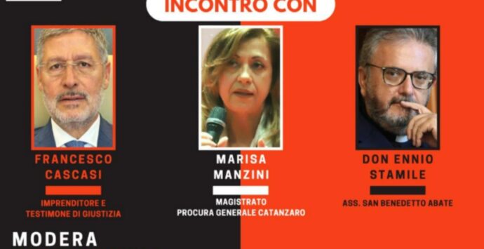 Storie di resistenza: incontro a Vibo Marina con don Ennio Stamile, Francesco Cascasi e Marisa Manzini