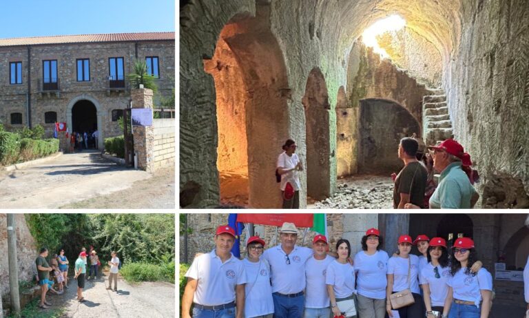 La grotta Trisulina e il borgo fantasma di Papaglionti, oltre cento partecipanti alla giornata targata Archeoclub -Foto