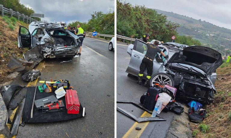 Incidente a Pizzo, tre feriti tra cui una bambina