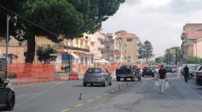 Vibo, iniziati i lavori per la nuova rotatoria su viale Affaccio: rischi di ingorghi e rallentamenti alla ripresa di settembre