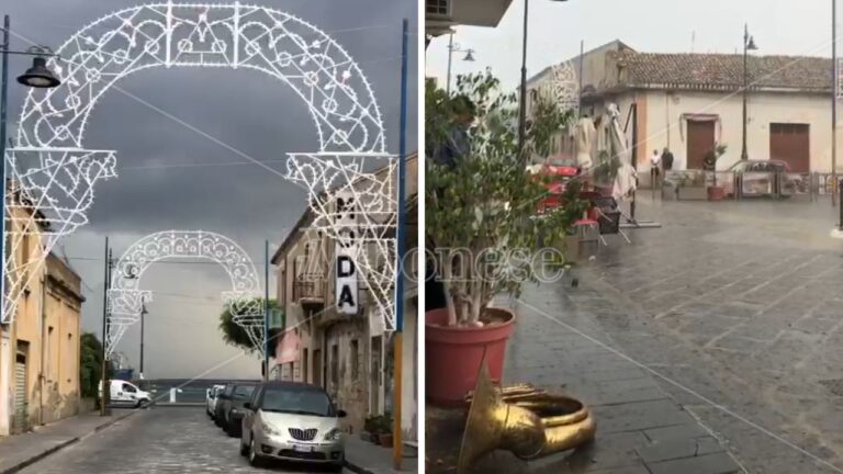 Vibo Marina sferzata dal maltempo, a rischio la festa della Madonna: «Se non piove si fa» – VIDEO