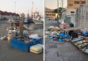Degrado al porto di Vibo Marina: rifiuti abbandonati lungo la banchina Tripoli