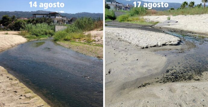 Miracolo! Stamattina il torrente Sant’Anna è (quasi) in secca, a 24 ore dall’apertura di un fascicolo in Procura