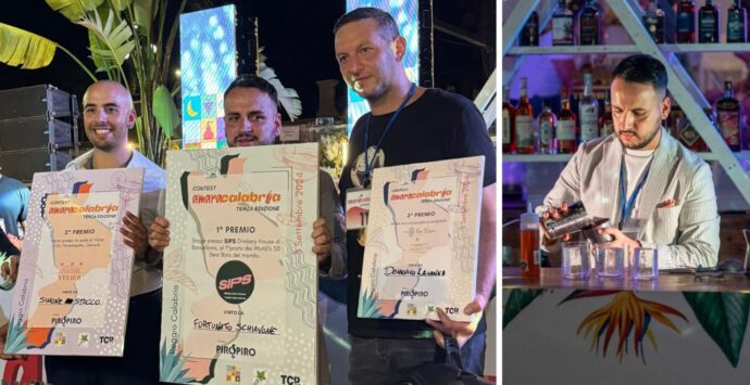 Il re calabrese dei bartender è di Pizzo: Fortunato Schiavone vince il contest di Reggio sbaragliando 27 concorrenti