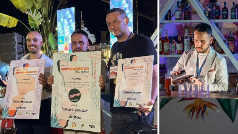 Il re calabrese dei bartender è di Pizzo: Fortunato Schiavone vince il contest di Reggio sbaragliando 27 concorrenti