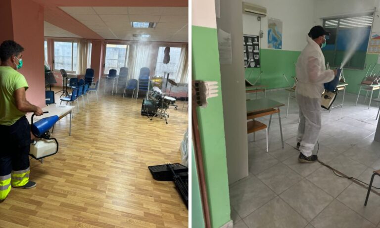 Verso la riapertura delle scuole, a Vibo avviato il servizio di disinfezione delle aule e dei locali