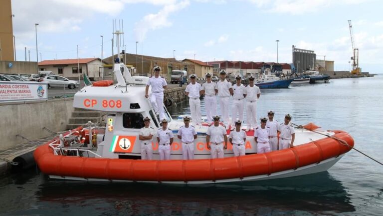 Vibo Marina, la motovedetta Cp 808 compie 30 anni: tanti i soccorsi in mare e le vite salvate