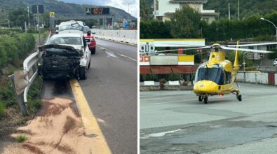 Incidente in autostrada a Pizzo, due i feriti: interviene l’elisoccorso