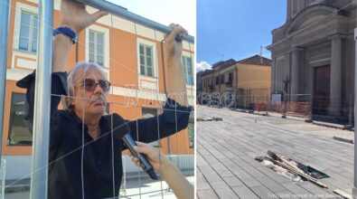 Piazza Santa Maria, il direttore dei lavori: «Sono stato linciato, ma non c’è alcun errore da correggere. Pure Le Corbusier veniva criticato» – VIDEO