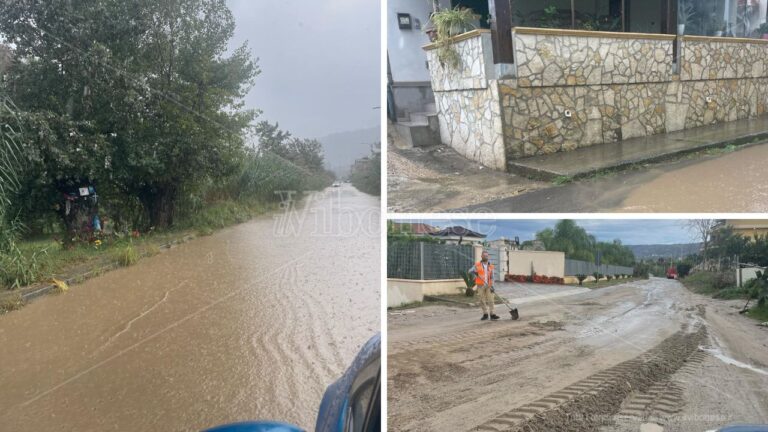 Maltempo nel Vibonese: esonda il fiume Candrilli a Porto Salvo, strada allagata