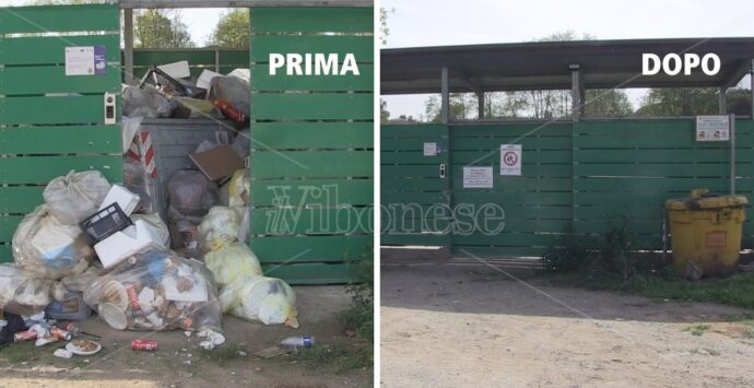 L’isola ecologica di Vibo è una discarica a cielo aperto. Anzi no: le telecamere del nostro network fanno il miracolo – VIDEO