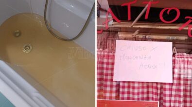 Rientra l’emergenza idrica a Vibo, domani scuole aperte. Ma ora l’acqua che arriva è marrone e qualche ristorante è stato costretto a chiudere